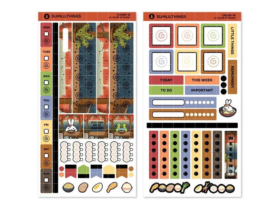 Hobonichi WEEKS Kit - Slurp of Ramen - Gold Foil