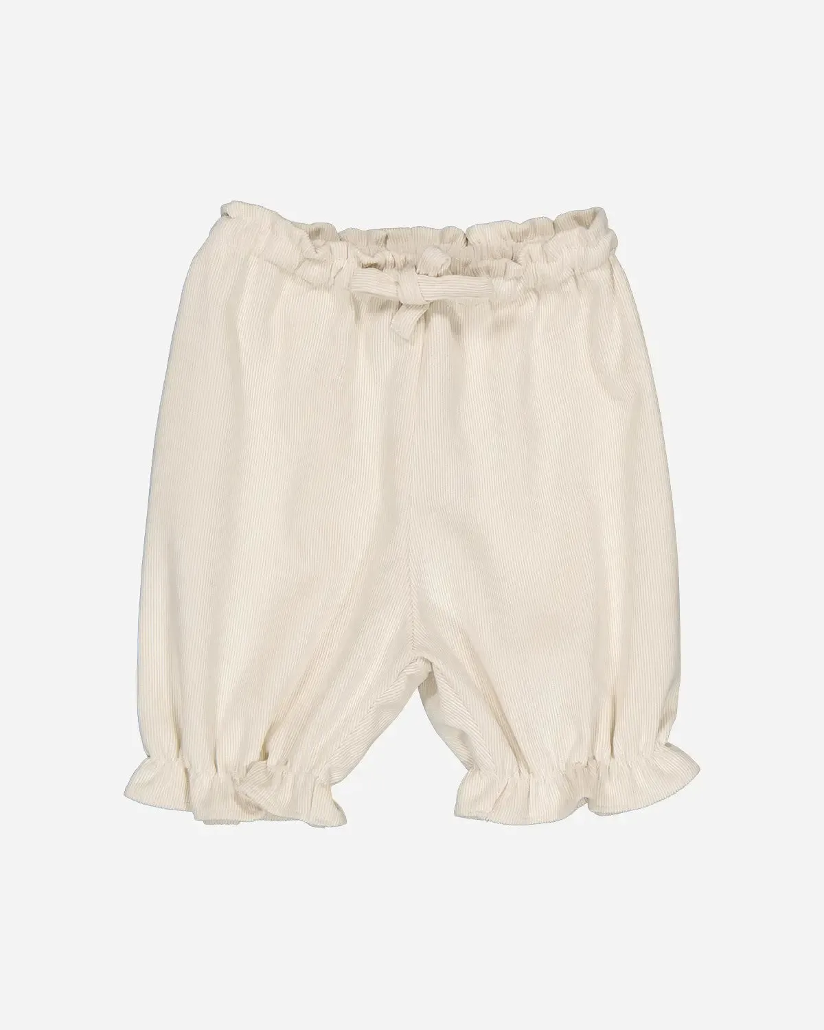 Entretien des bloomers et pantalons en velours pour bébé