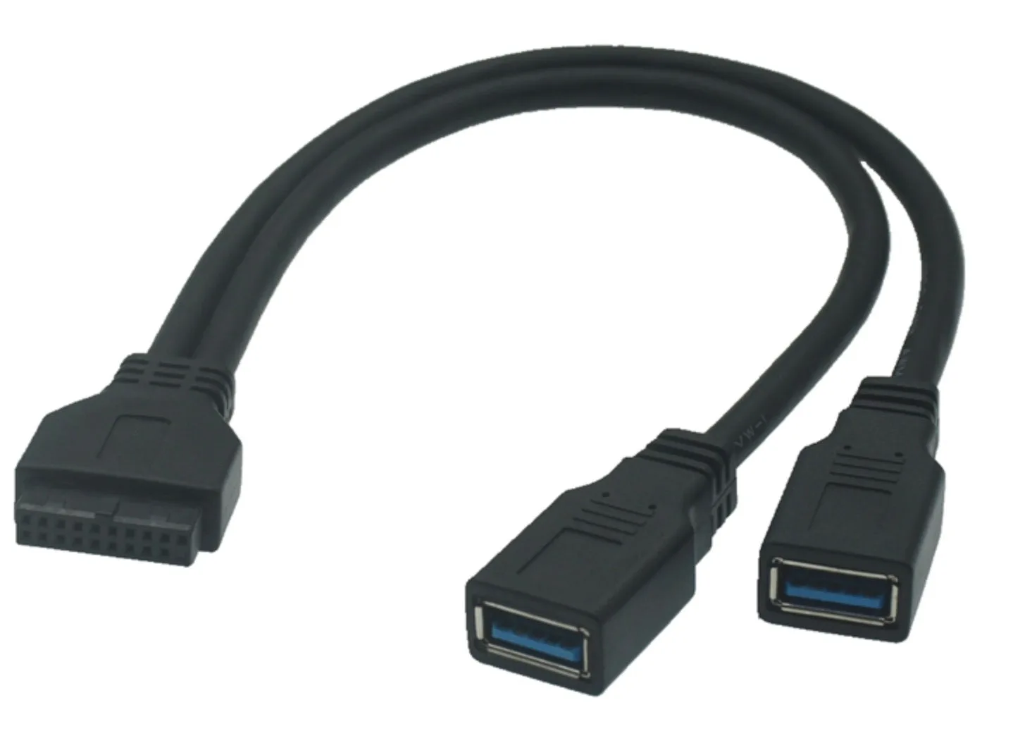 Mainboard-20-Pin auf Dual-USB-3.0-Buchsen Kabel 0,3 m