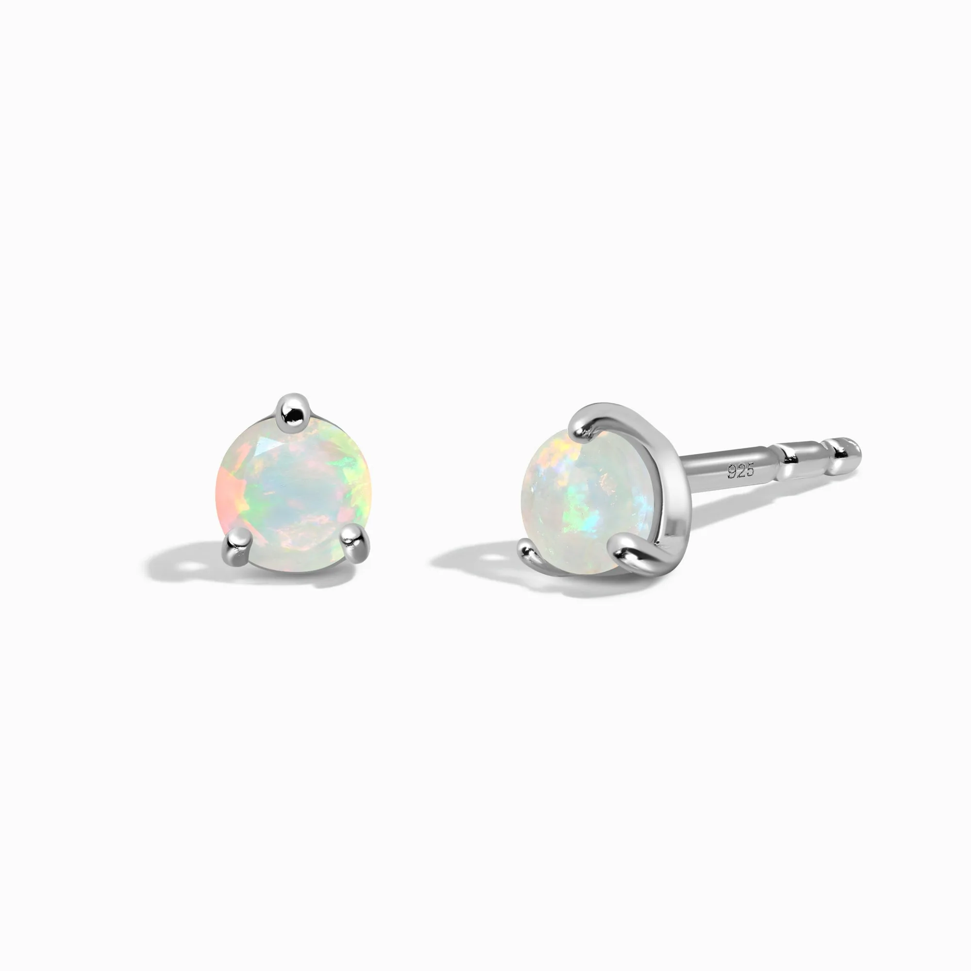 Opal Round Studs