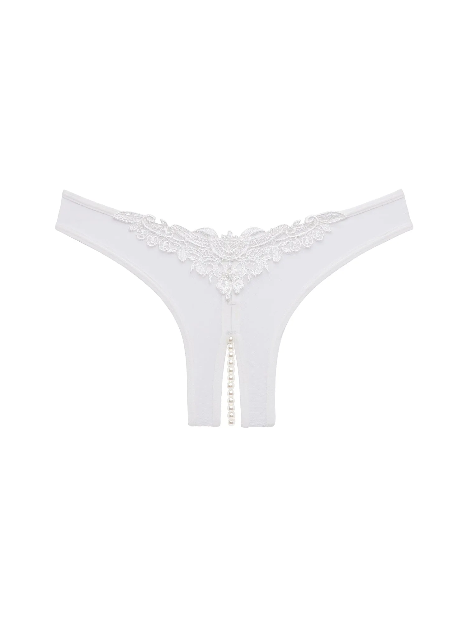 String Curvy Paradise en dentelle et perles