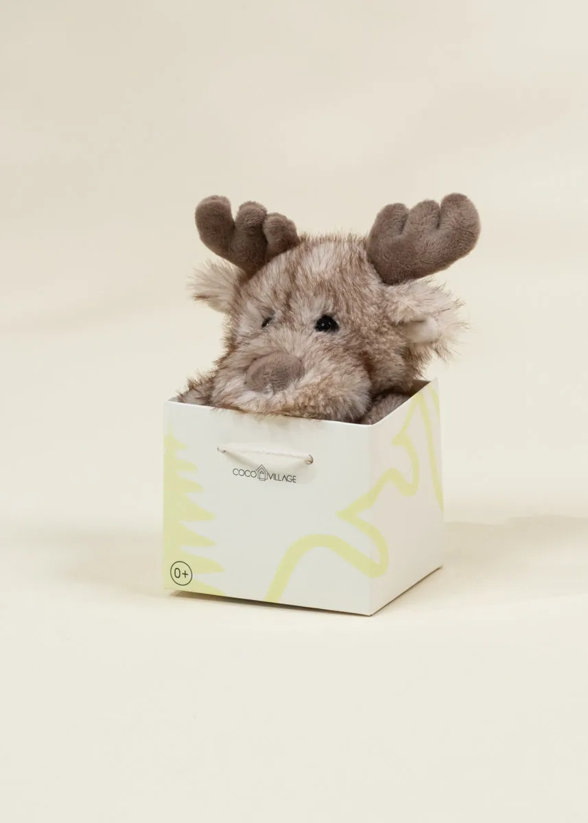 Mini Gift Plush Toy - Brown Moose