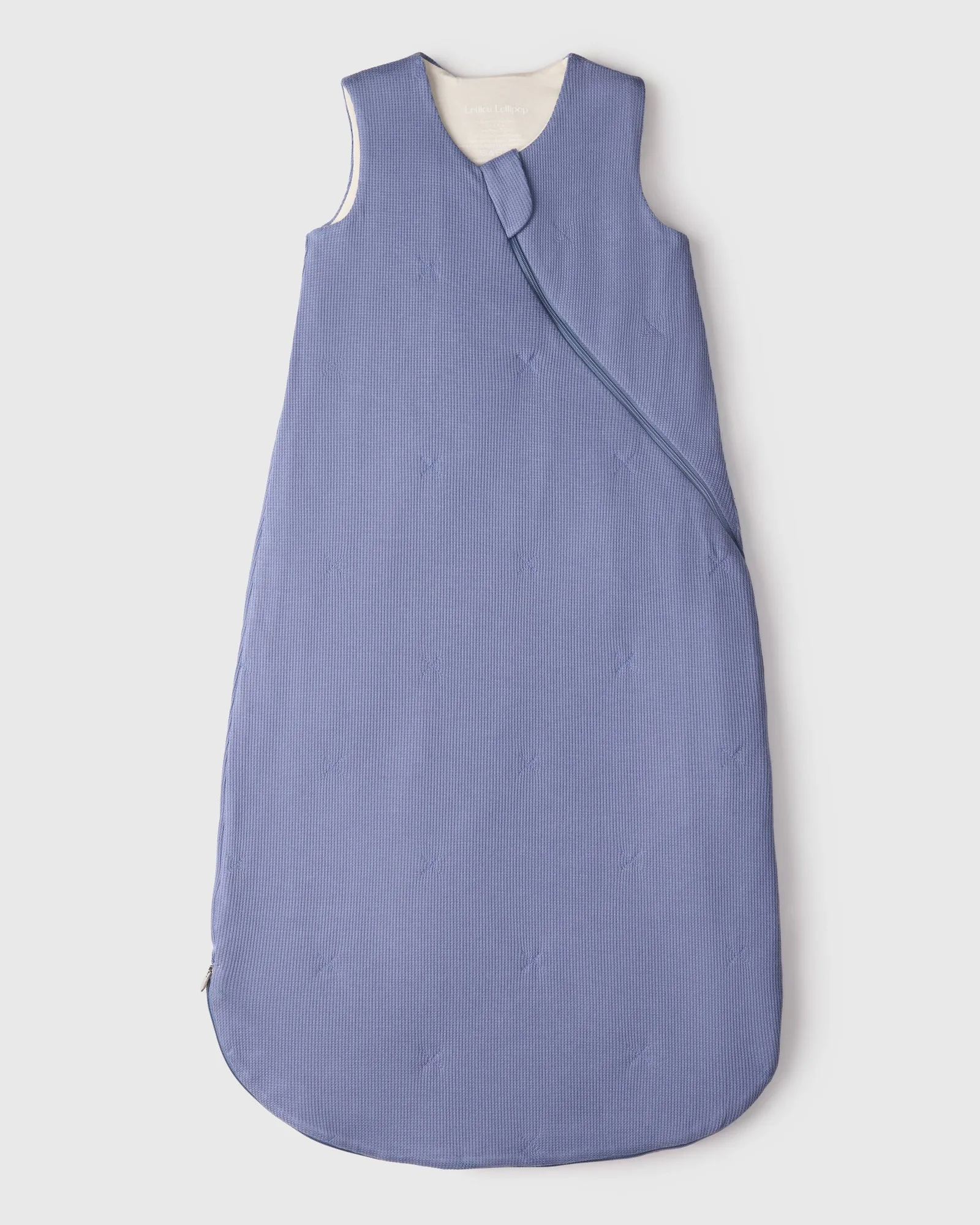 Gigoteuse bébé gaufrée 1.0 TOG en TENCEL™ Lyocell - Bleu denim
