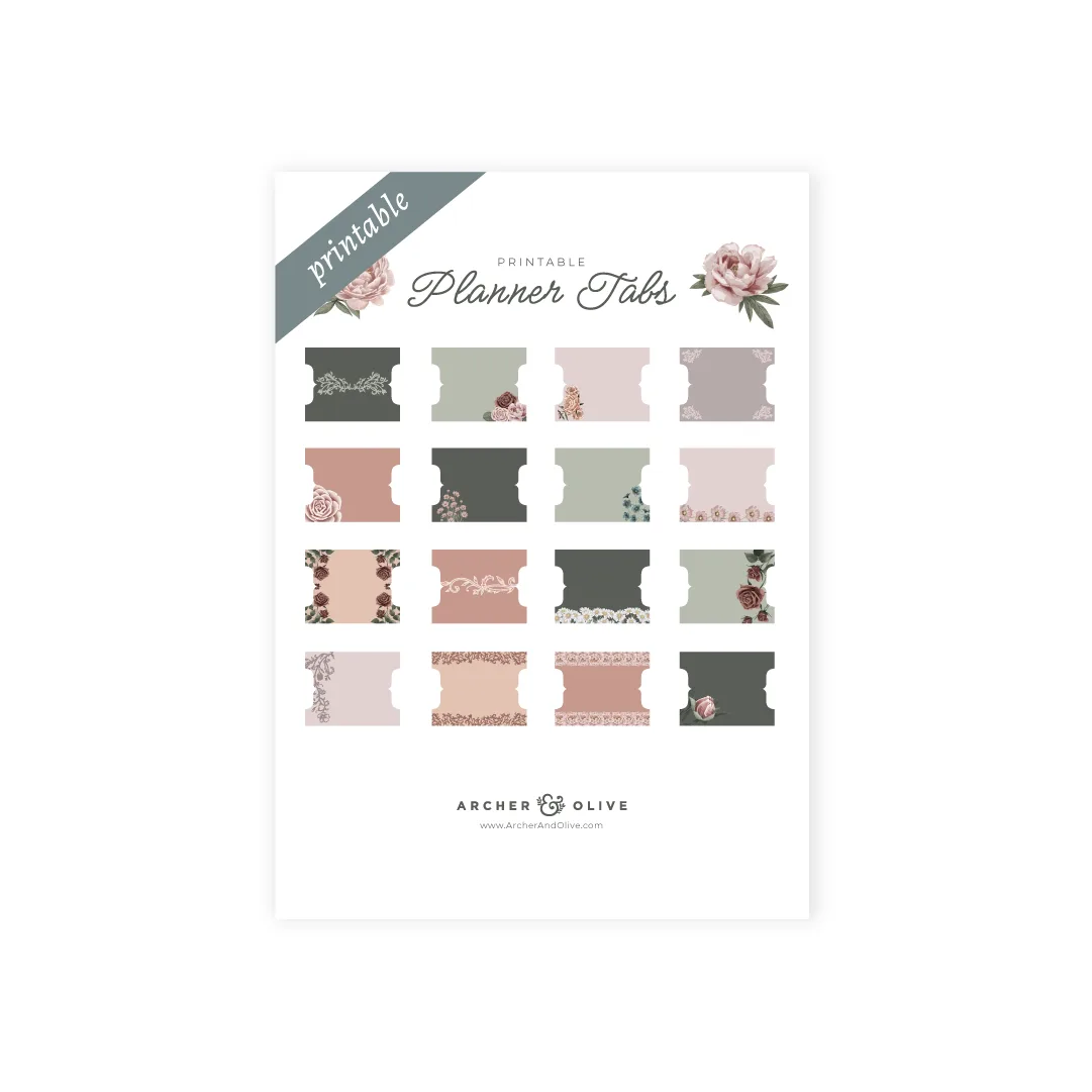 Step-by-Step Guide to Organizing Your Planner with Printable Tabs
