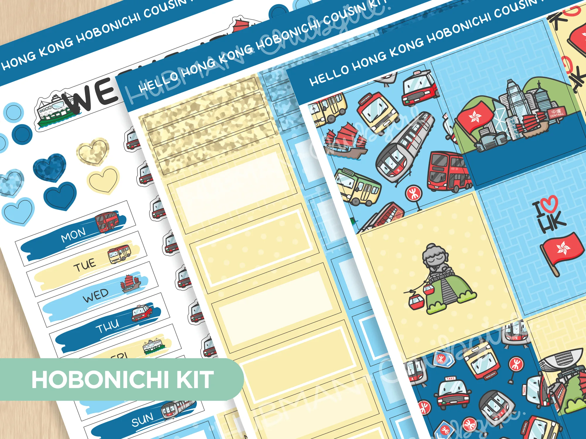Build a Weekly Layout with Hello Hong Kong Theme Kit