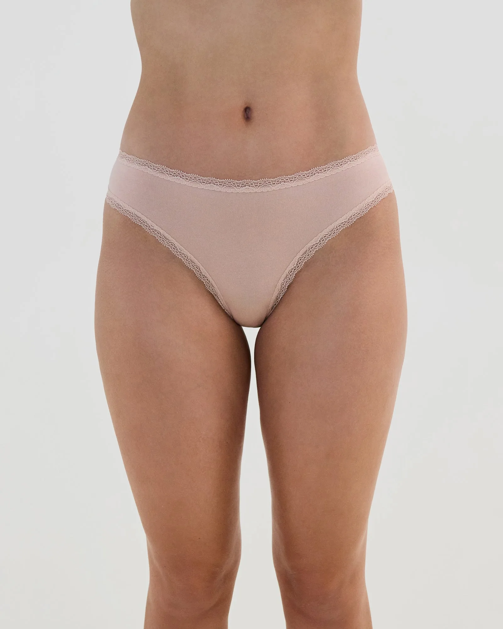 신축성 코튼 비키니