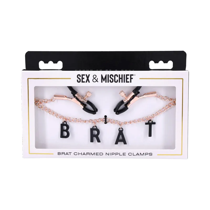 Morsetti per Capezzoli Sportsheets Sex & Mischief Brat Charmed