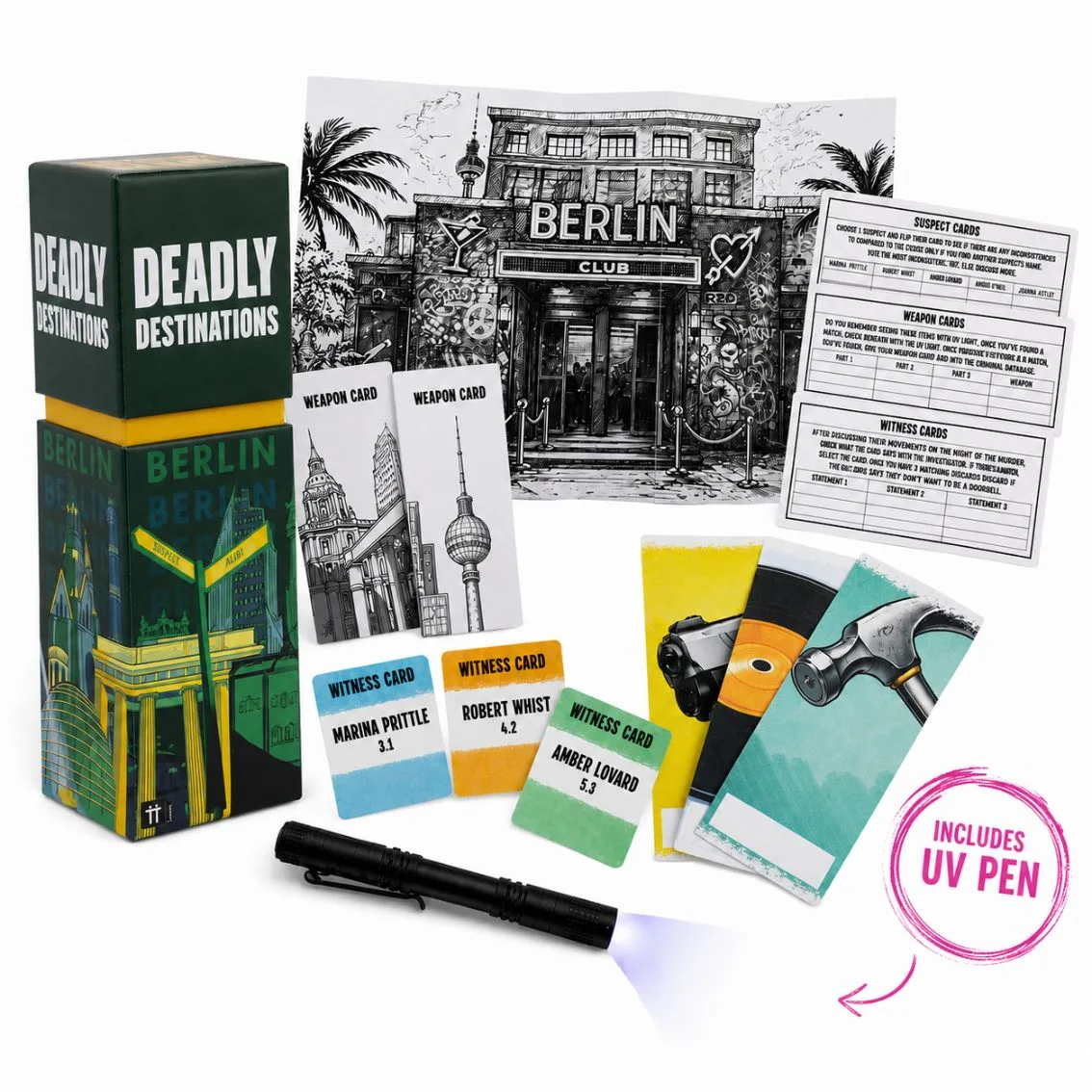 Berlin Murder Mystery Game - Deadly Destinations