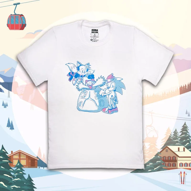 Oficjalna koszulka Sonic the Hedgehog Zimowa Zabawa (unisex)