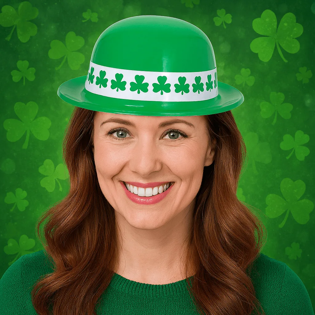 St. Patrick's Day Hutstile für Partys