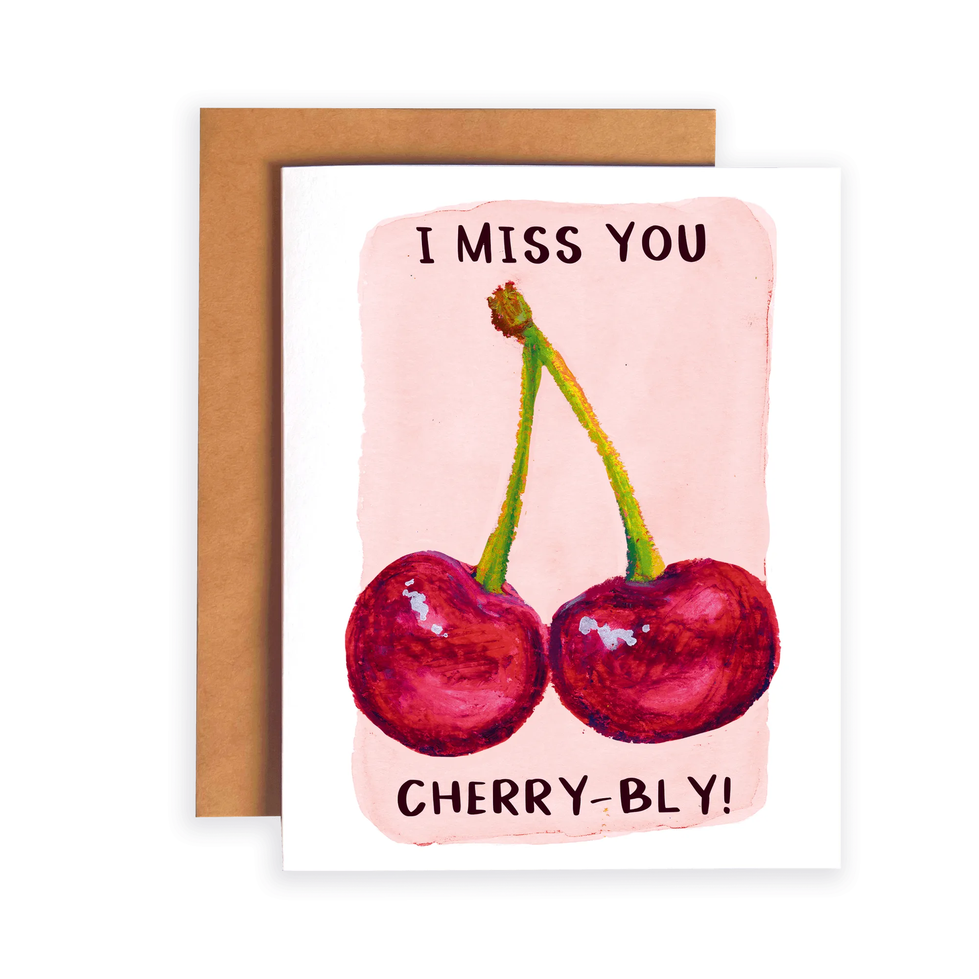 Tu me manques Cherry-Bly | Carte de vœux