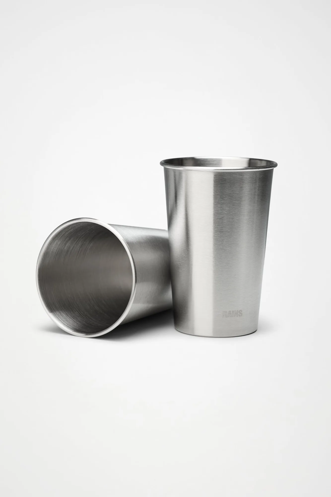Stainless Steel 2-Pack Cups 500ml