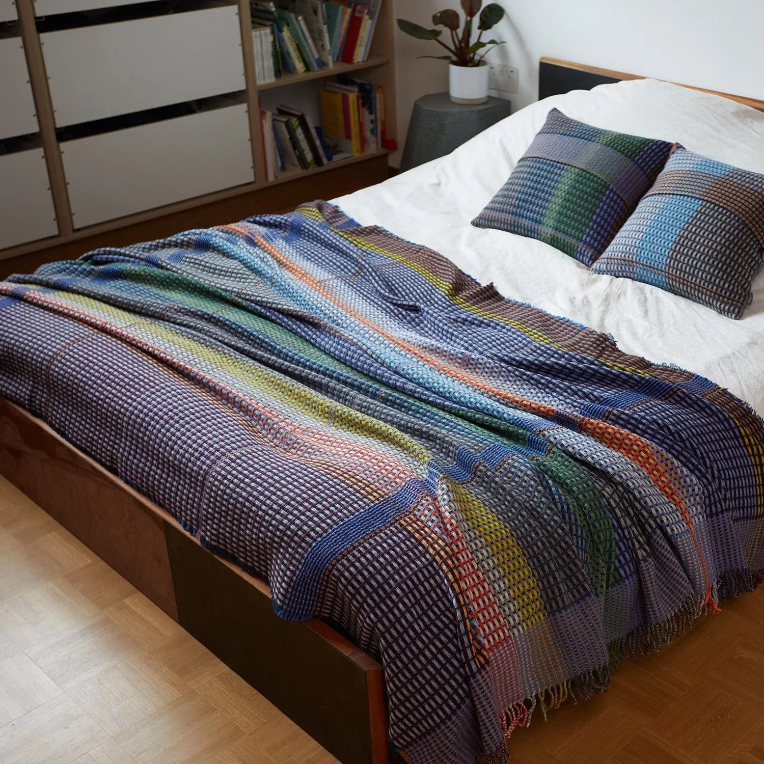 Lambswool Basket Throw