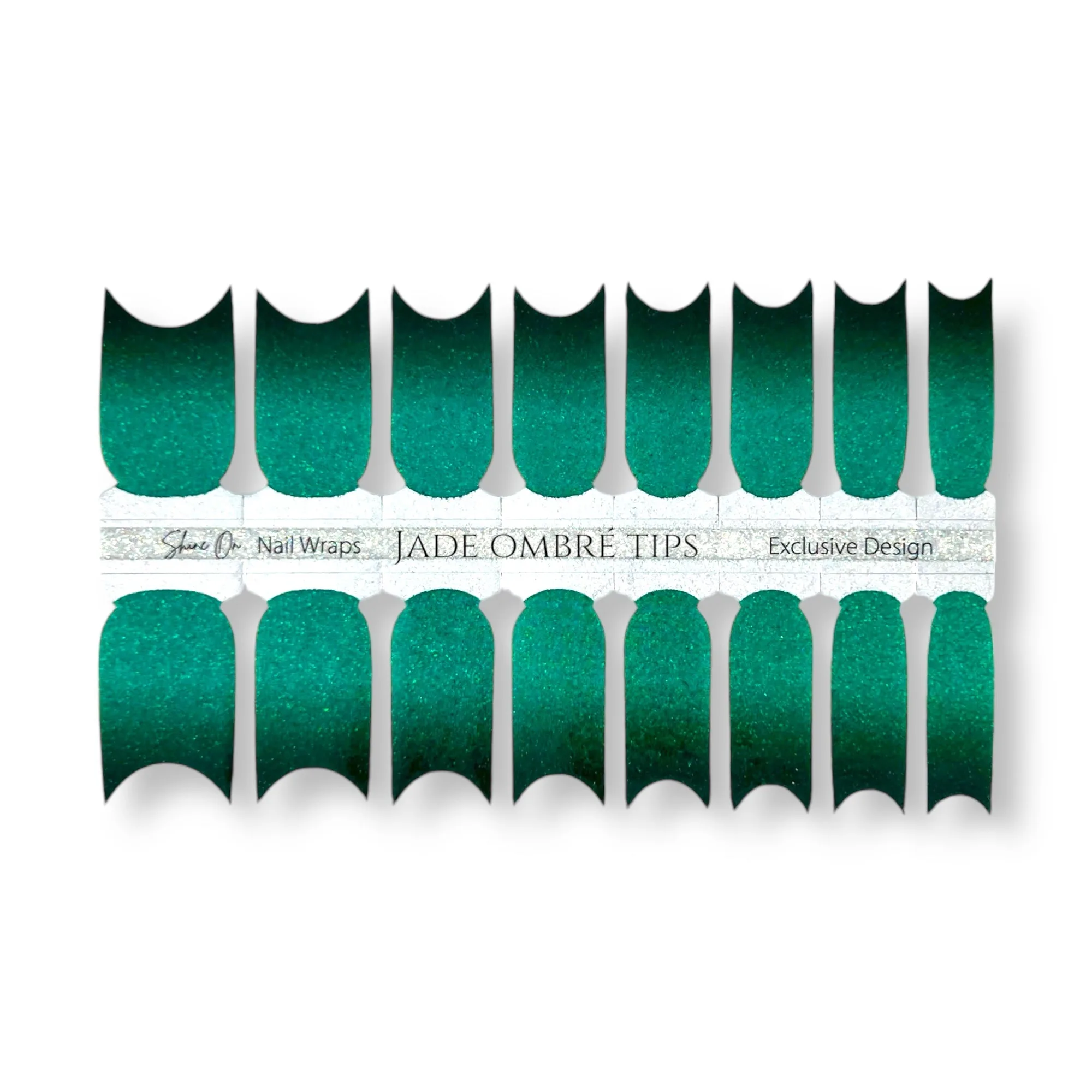 JADE OMBRÉ nagelstrips aanbrengen voor een naadloze look