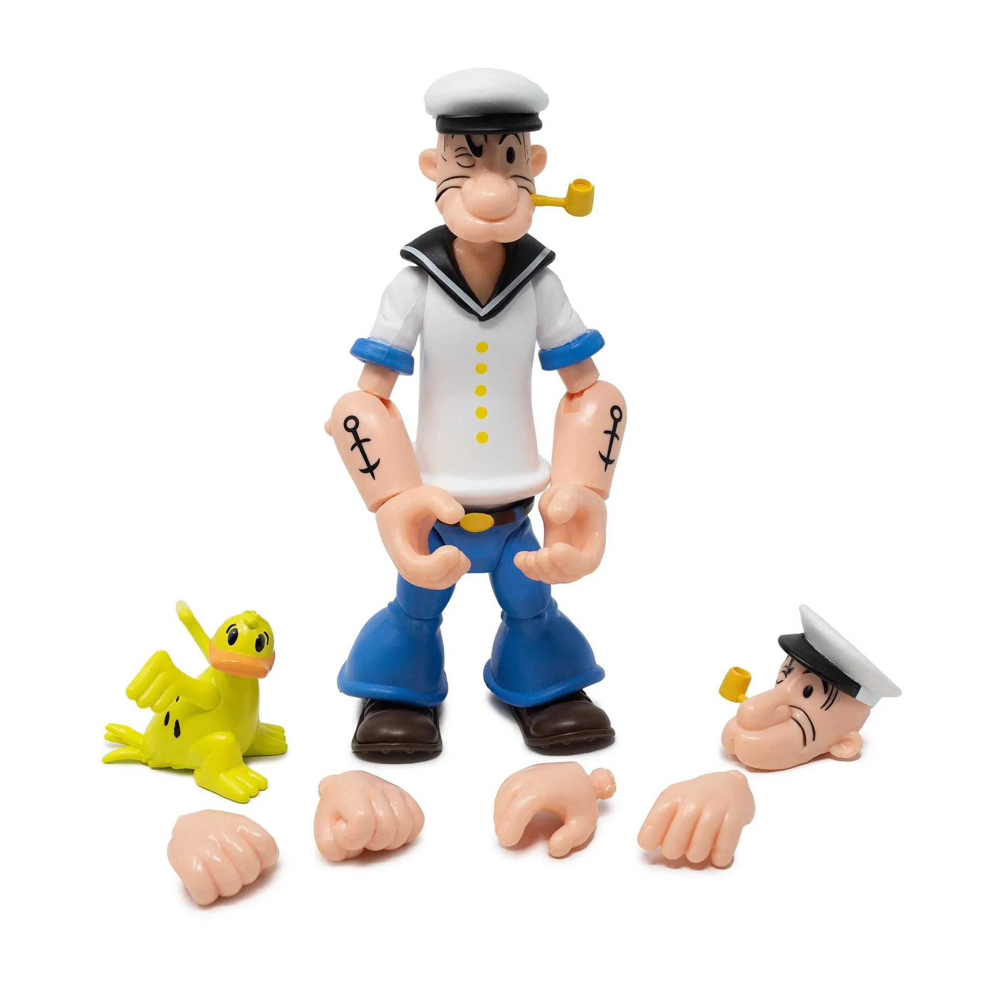 Popeye Classics Akční figurka: Popeye 1. vzhled - bílé tričko