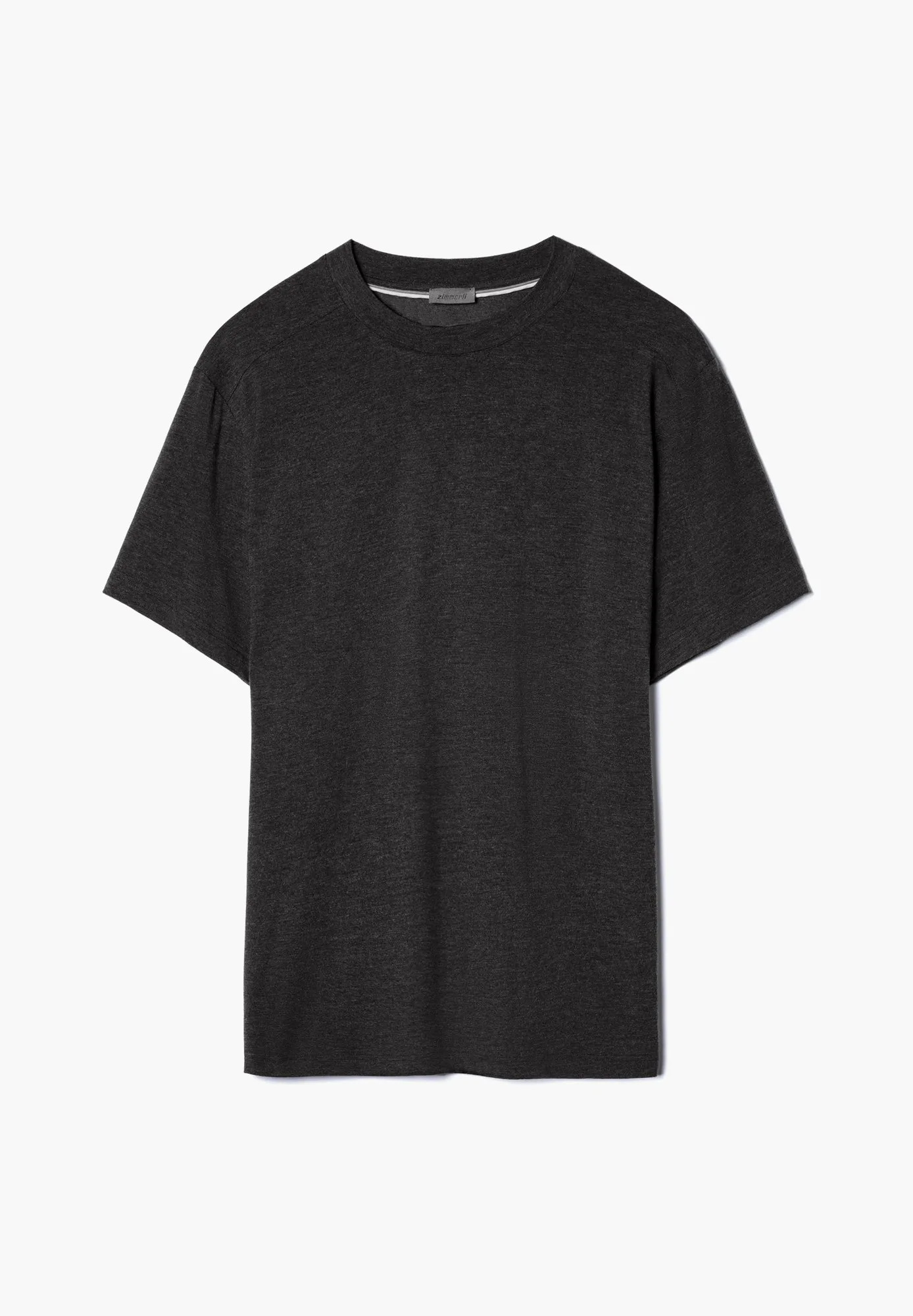 Soft Lounge | Camiseta de manga corta - gris oscuro mezcla