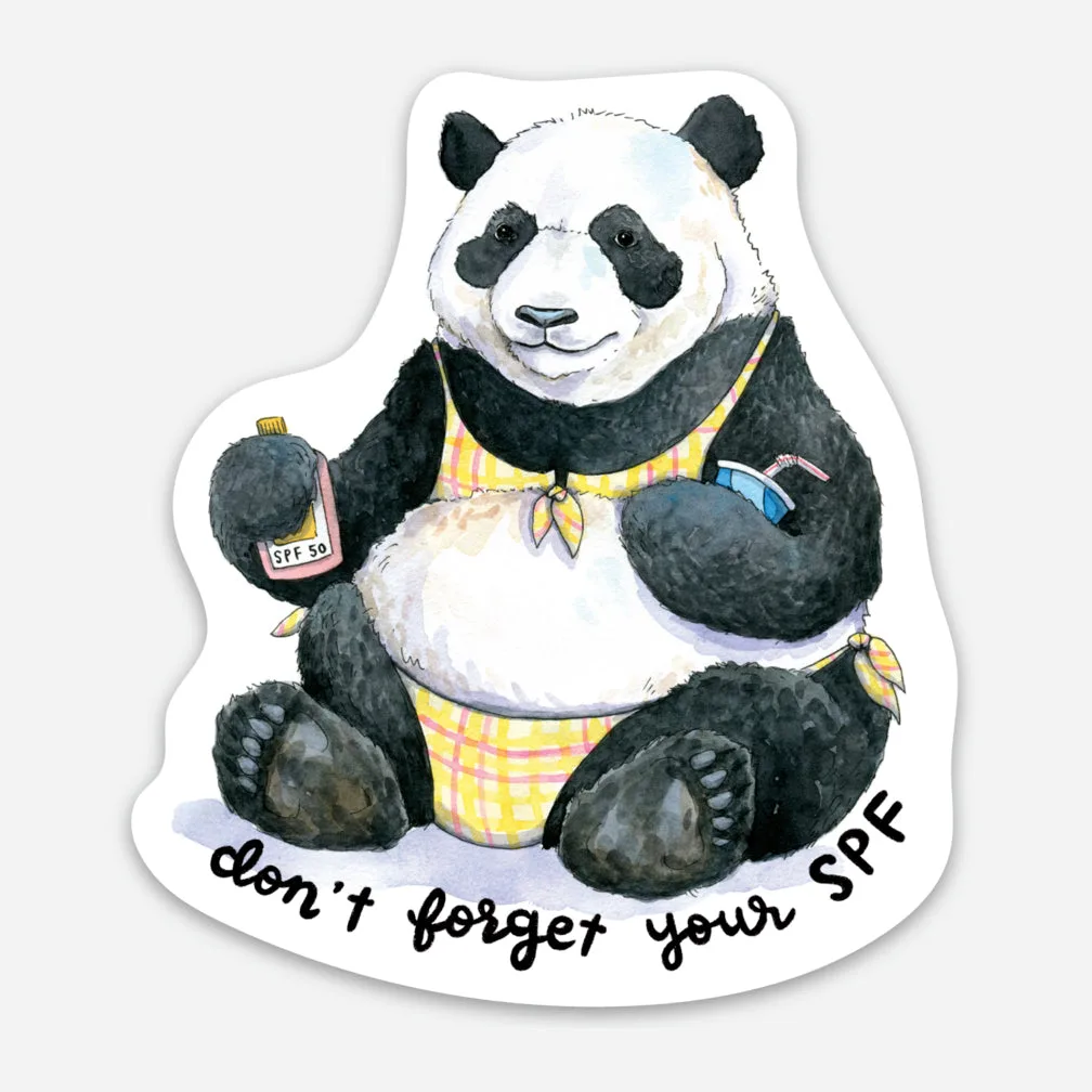 Panda, Penguin & Skunk Stickers for Gear
