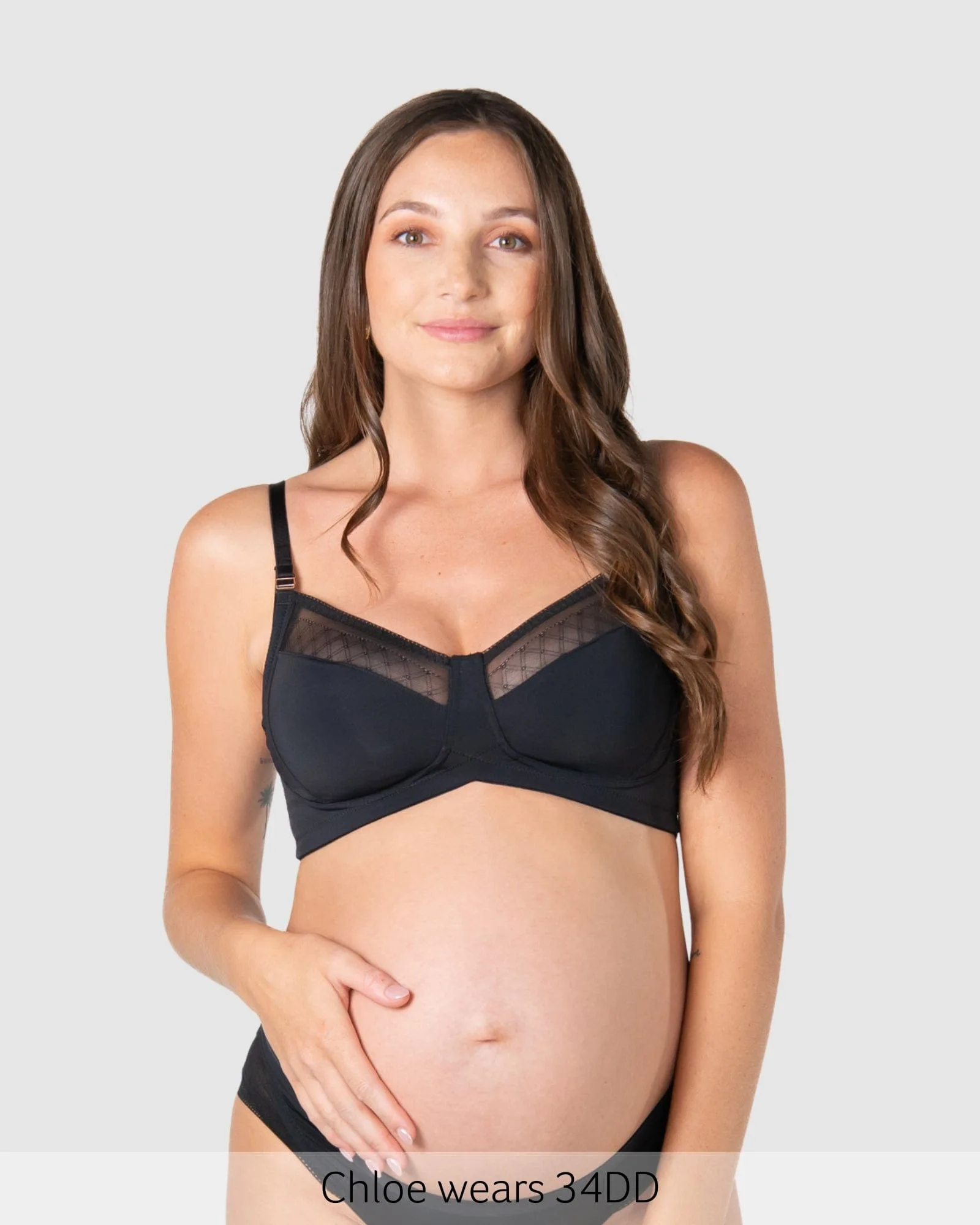 Lunar Eclipse Full Cup Nursing Bra - Black