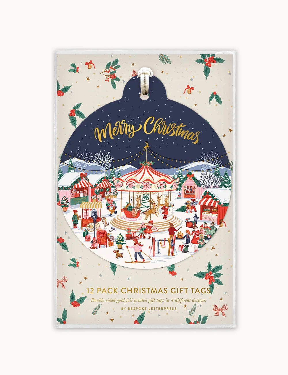 Season of Joy Bauble Gift Tag 12pk