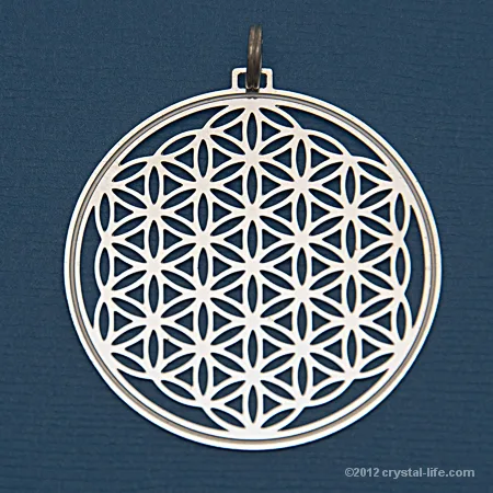 Pendentifs Fleur de Vie - Argent