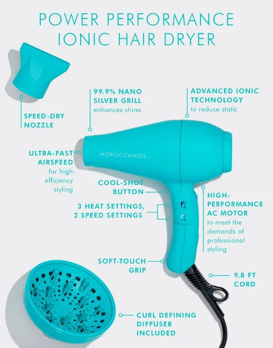 Moroccanoil Power Performance Ionic Hair Dryer: A Comprehensive Review