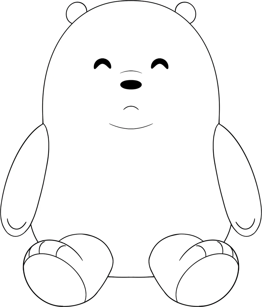 Ice Bear Plush (9in)