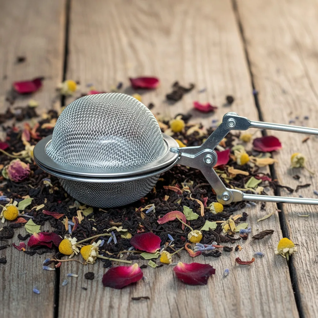 Tea Diffuser / Tea Strainer and Holder - Quality Stainless Steel