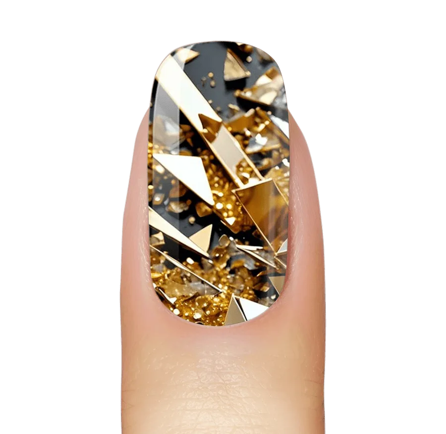 Guia de compra de Nagelfolie: espelho dourado e além