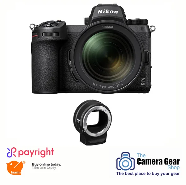 Nikon Z 6II 24-70mm f4 Lens Kit With FTZ Adapter