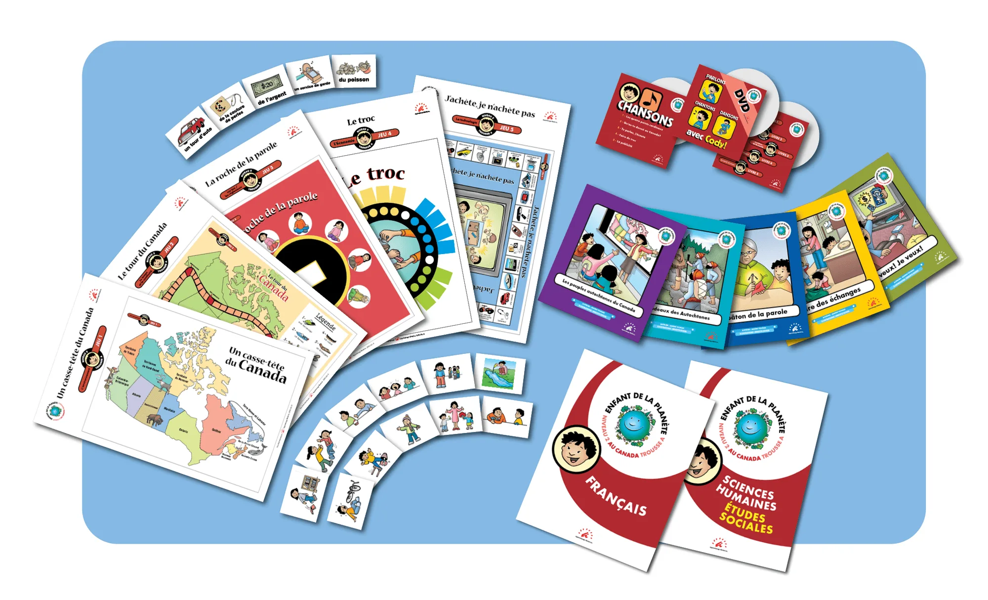 Enfant de la planète - Level 2 Kit A: Le Canada et ma province