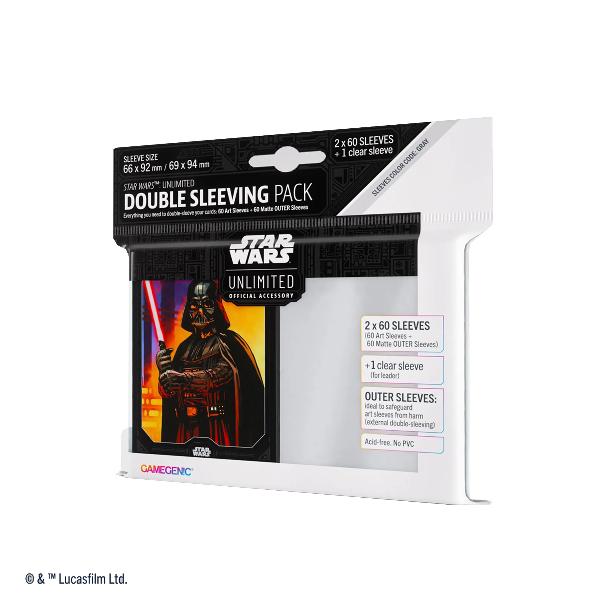 Star Wars: Unlimited Fundas Art Pack de Doble Funda - Darth Vader