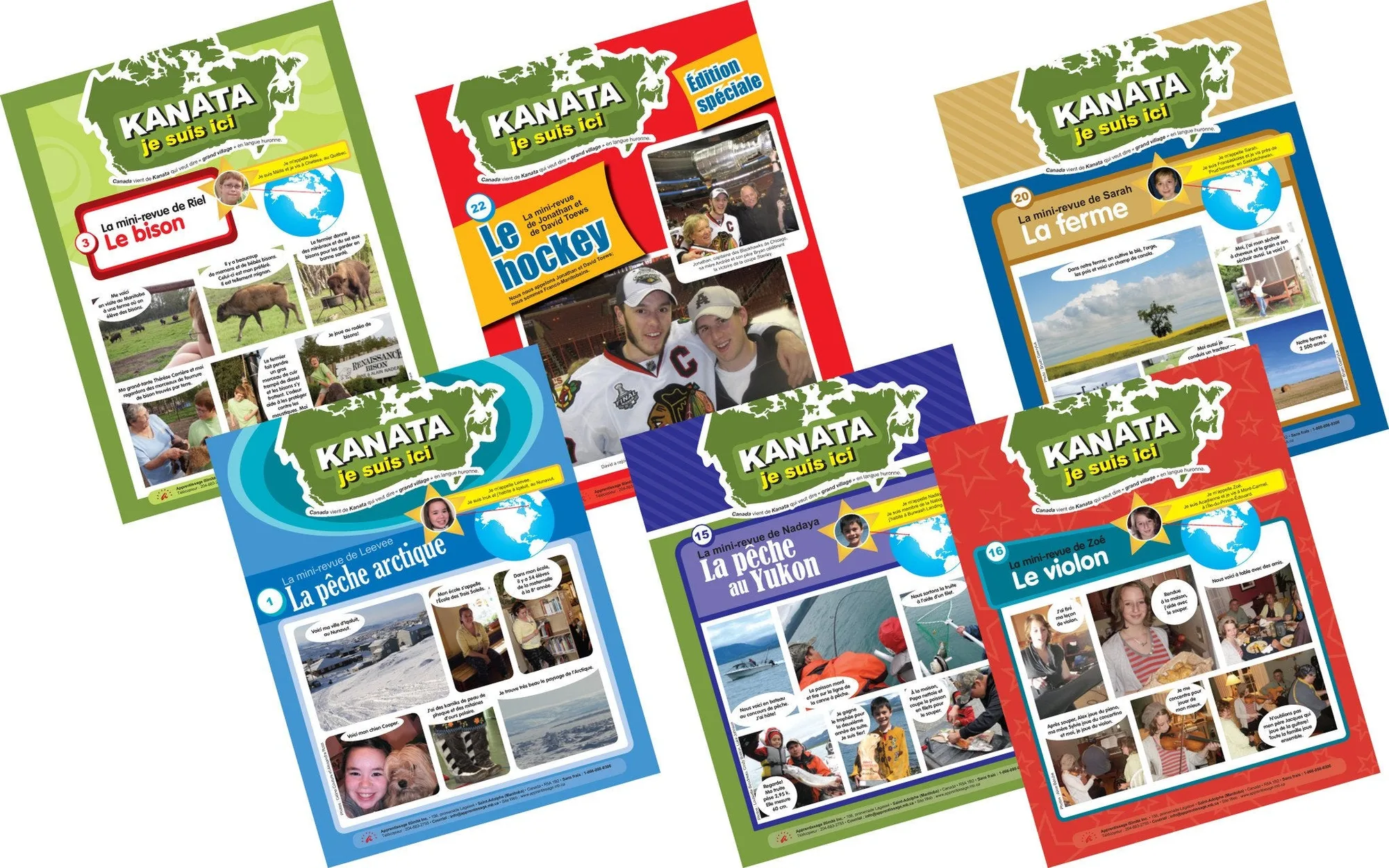 Kanata : je suis ici - Set of 22 Mini-magazines
