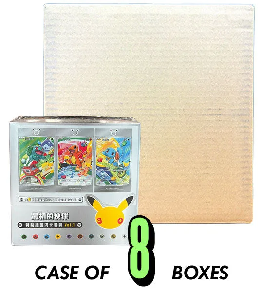 【Pokemon Card】30th Anniversary First Partner Set VOL.1 (CH30th) Chinese Card Accessories - case