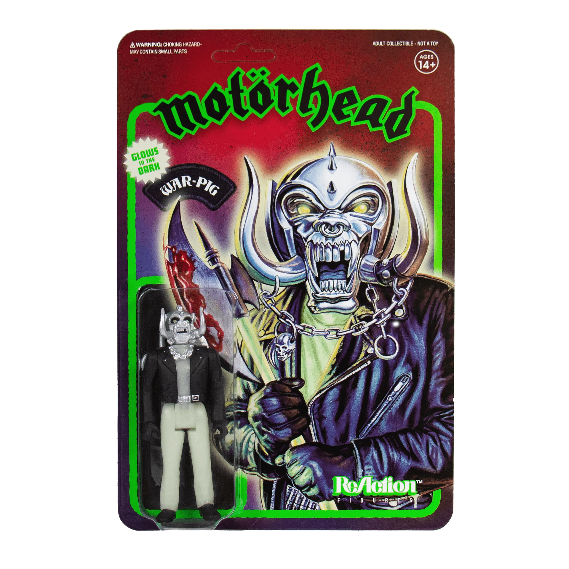 Action Figure ReAction Motorhead - Warpig (Luminosa al Buio)