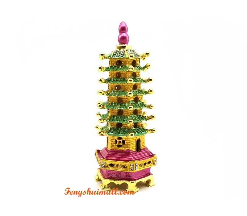 Bejeweled 7-Storey Feng Shui Pagoda