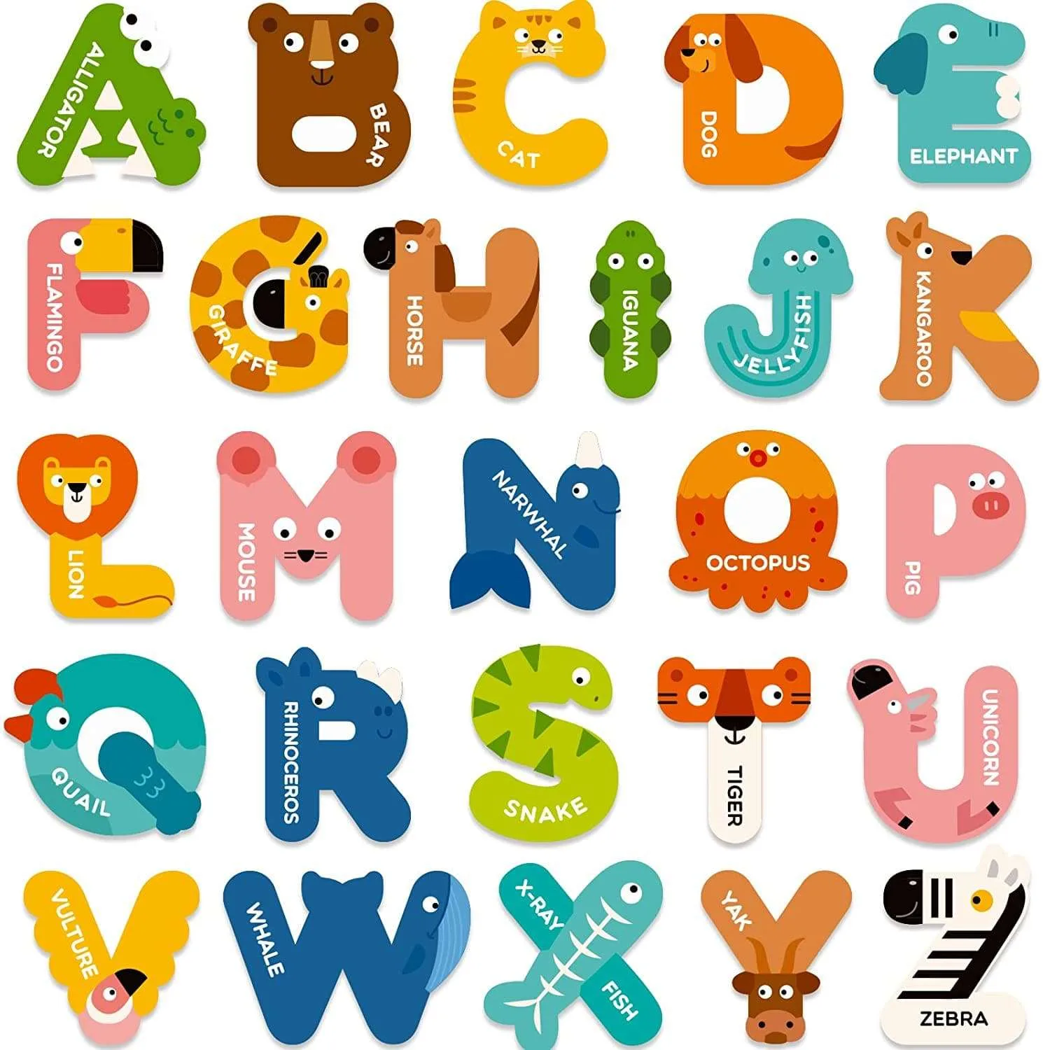 How to Teach the Alphabet with Magnetic Fridge Letters