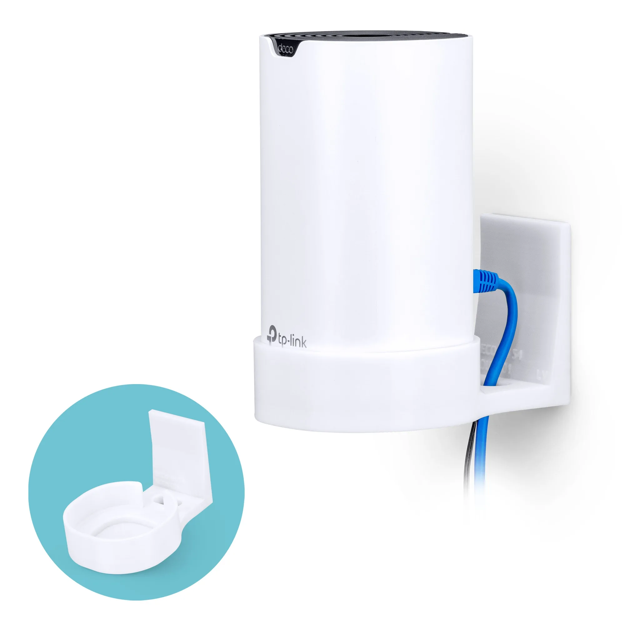 TP-link Deco M4 & S4 Klebe-Wandhalterung - ohne Schrauben, einfache Montage