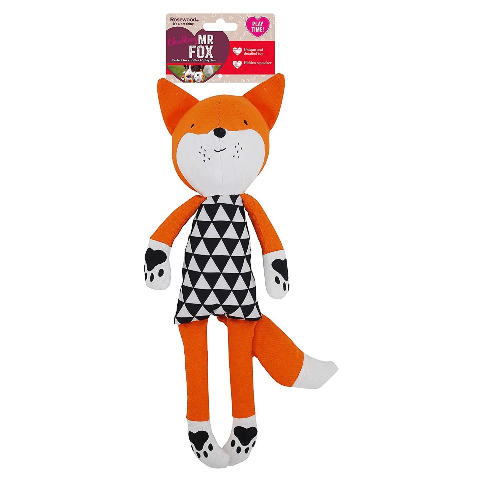 Chubleez Mr Fox Dog Toy