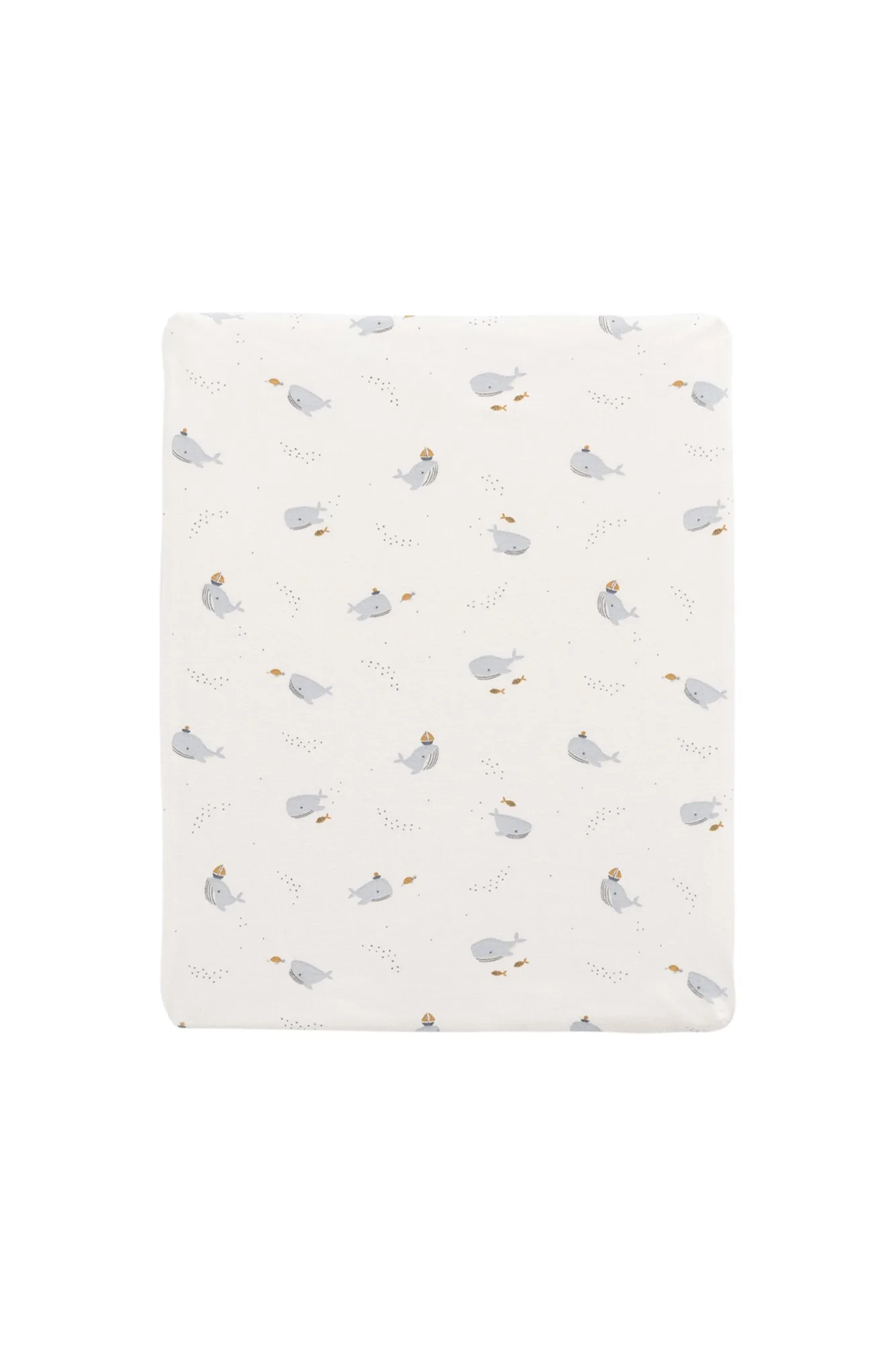 Organic Cotton Cot Sheet - Whales