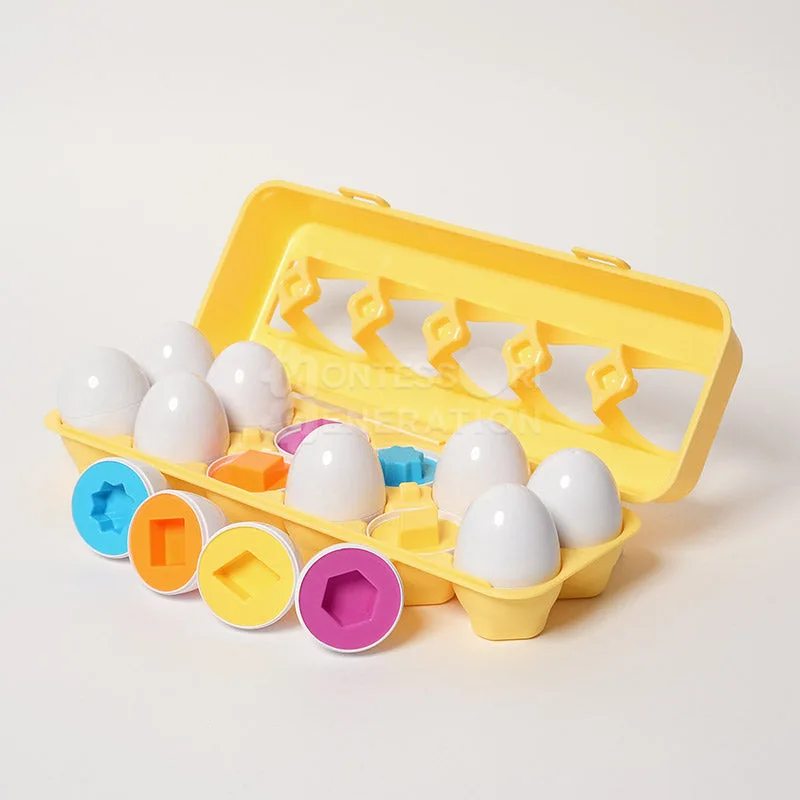Huevos Geométricos Montessori