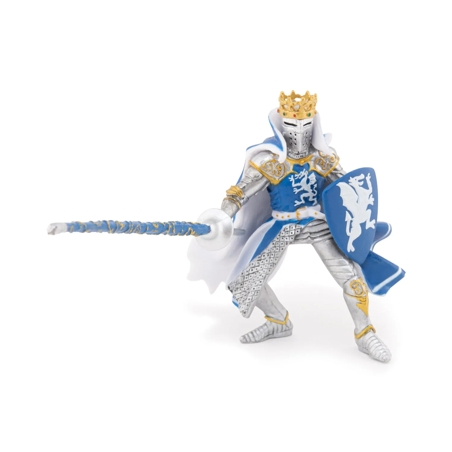 Figura Rei com Dragão Azul
