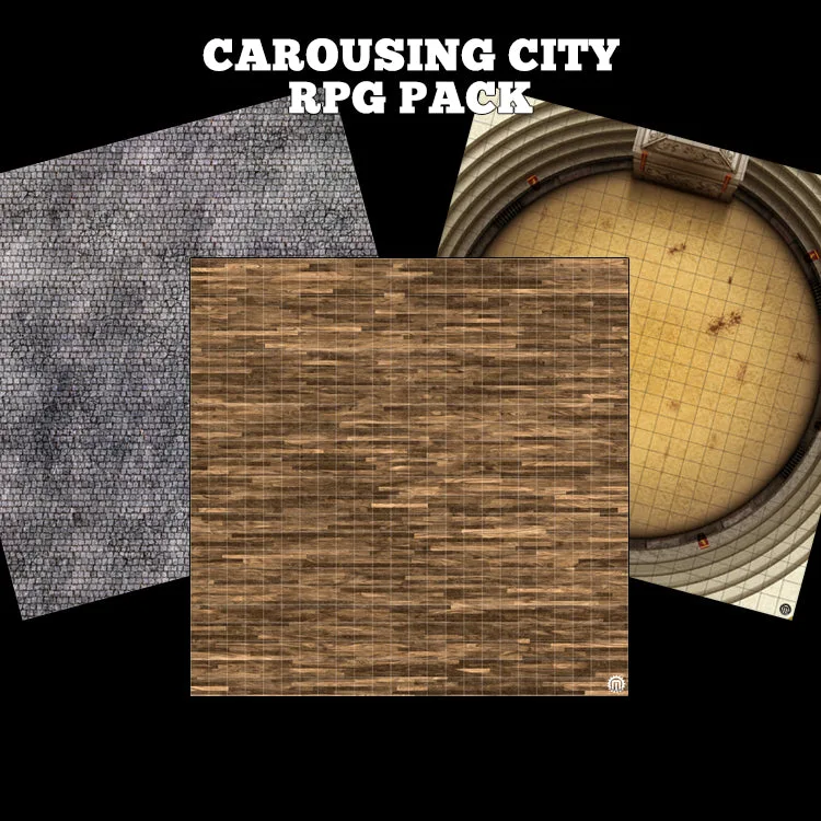 نظرة عامة على حزمة Mats by Mars Carousing City RPG