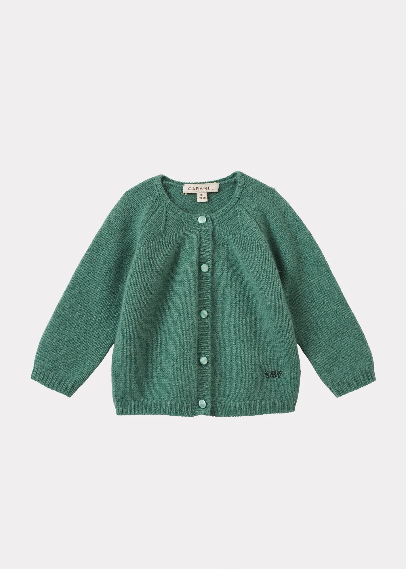 ROSA BABY CASHMERE CARDIGAN - SAGE