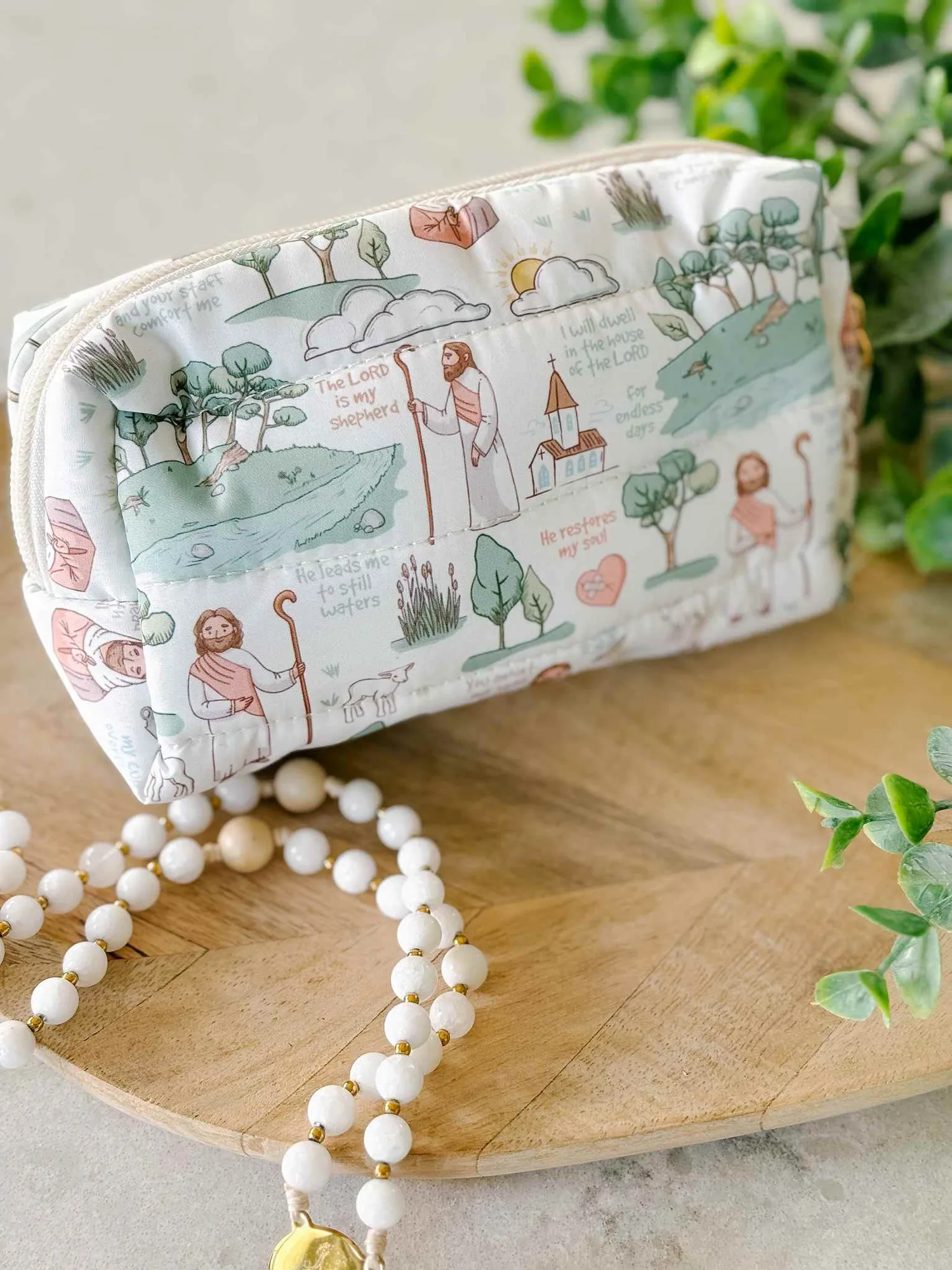 Bolsa acolchada del Buen Pastor: Qué llevar