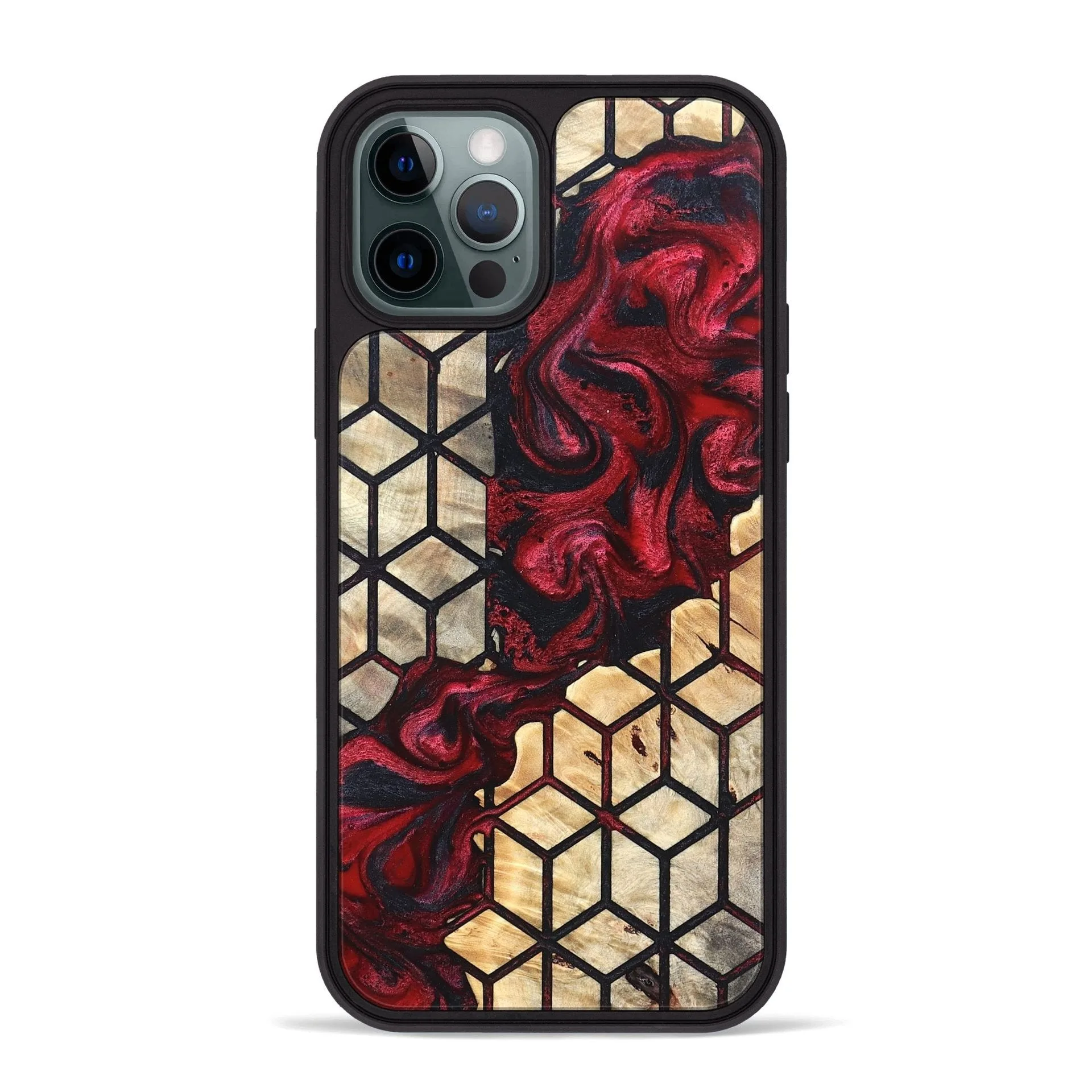 iPhone 12 Pro Max Wood Phone Case - Davis (Pattern, 823921)
