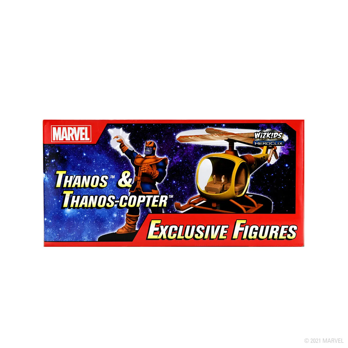 Thanos & Thanos-Copter HeroClix : Contenu détaillé