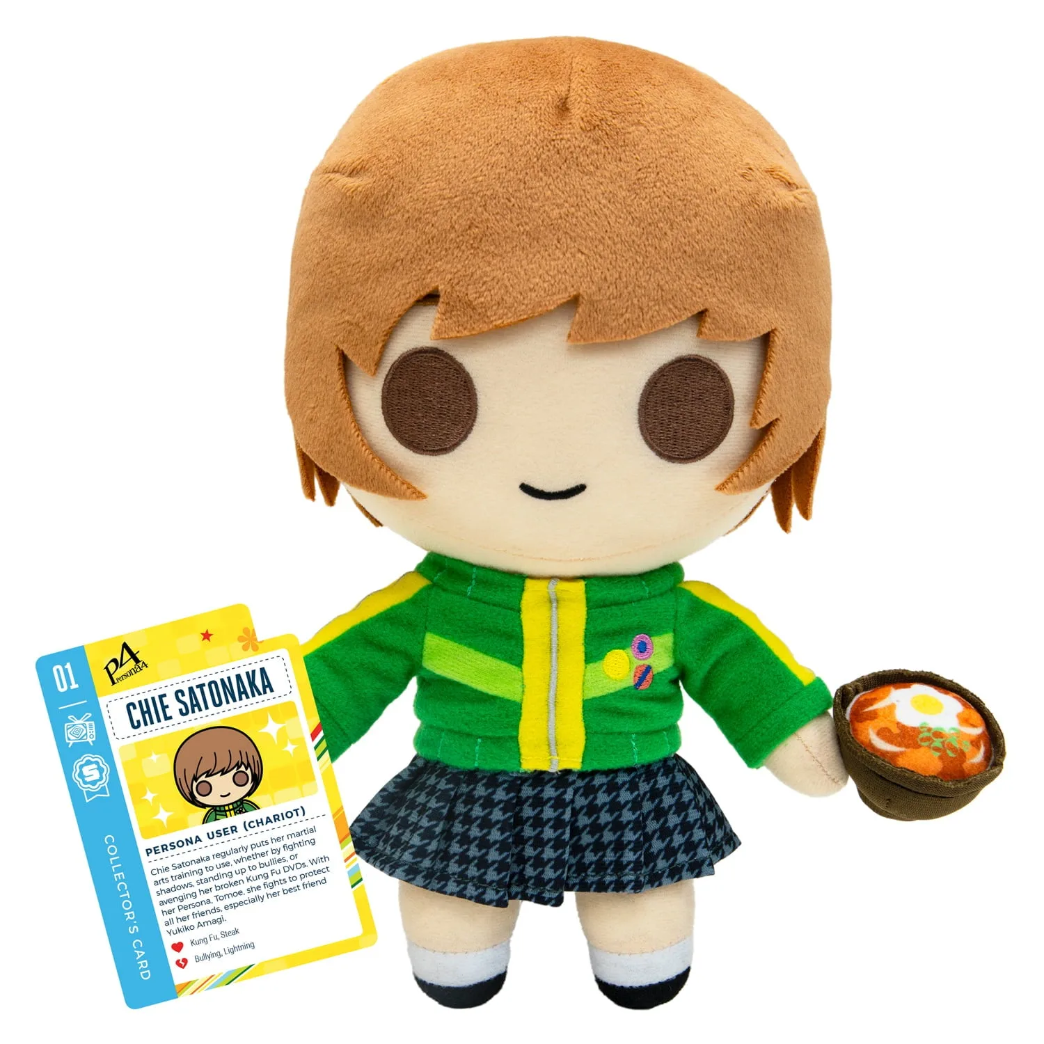 Persona 4 Golden - Peluche de colección de Chie Satonaka