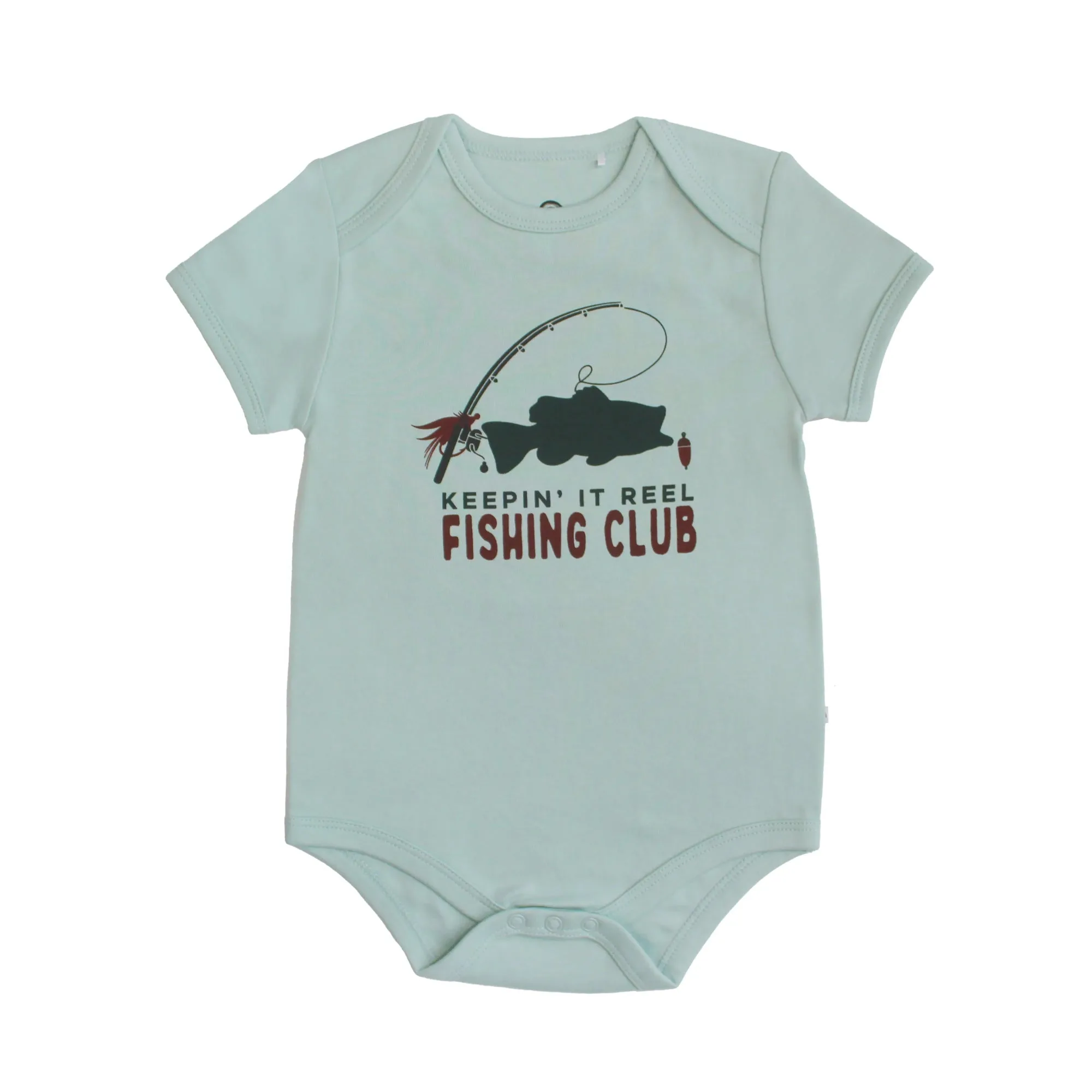 Keepin’ it Reel Fishing Club Baby Bodysuit