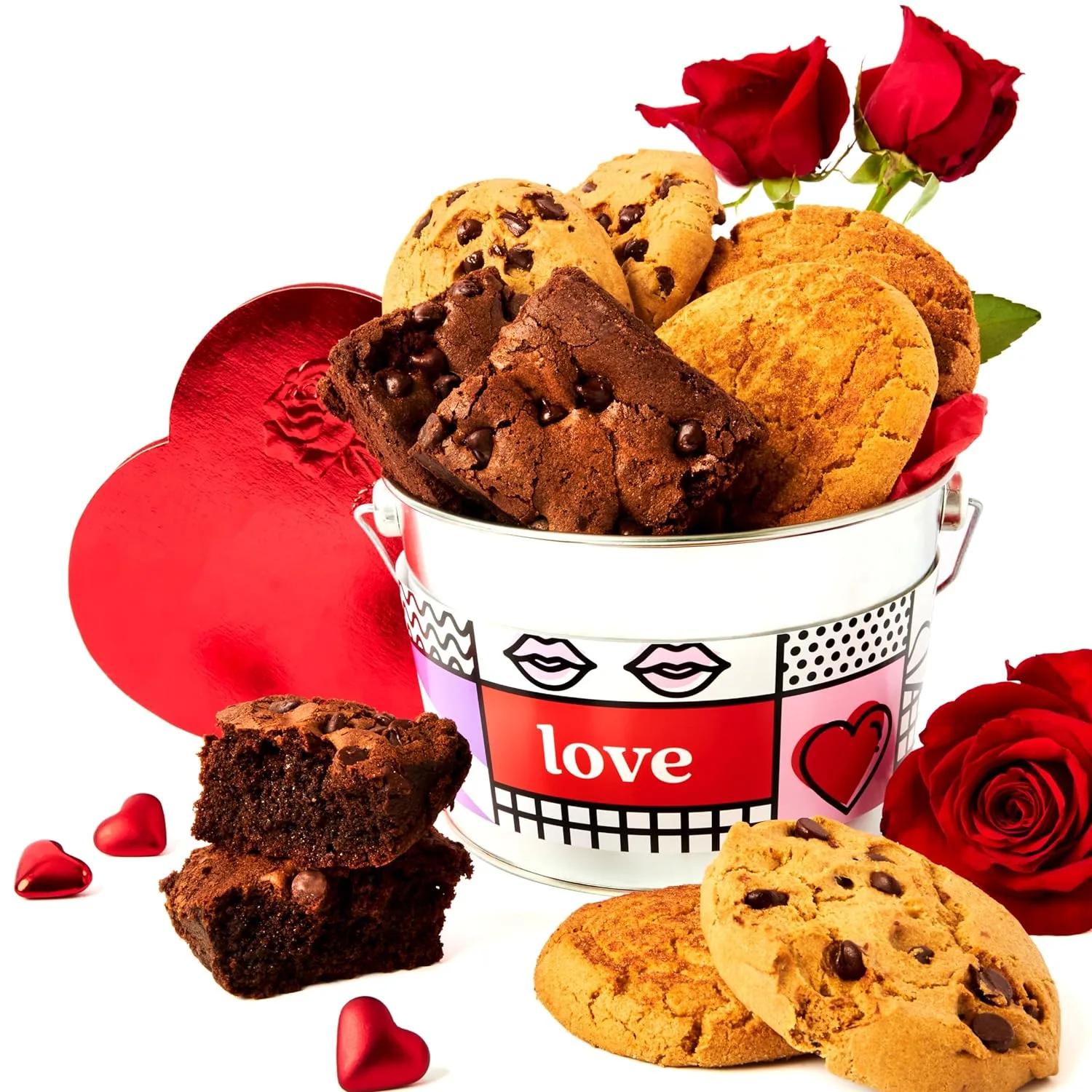 Gluten Free I Love You Cookie and Brownie Bucket: What's Inside