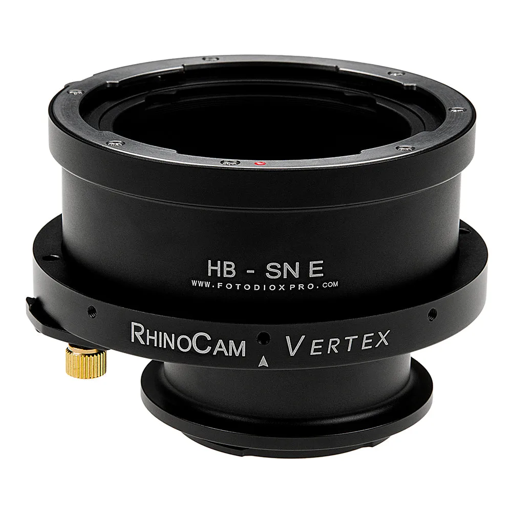 RhinoCam Vertex Draaibare Stitching-adapter, Compatibel met Hasselblad V-mount SLR-lens naar Sony Alpha E-mount Systeemcamera's